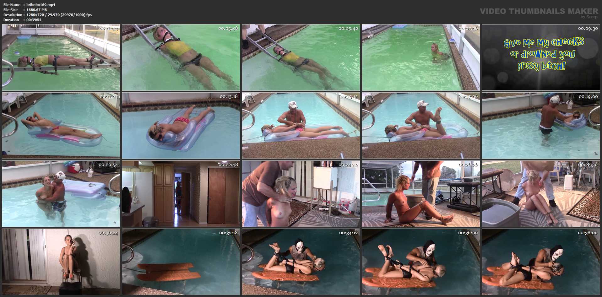 [BRIELLASBONDAGEBOUTIQUE] Underwater Perilous Pool Collection. Featuring: Briella Jaden [HD][720p][MP4]