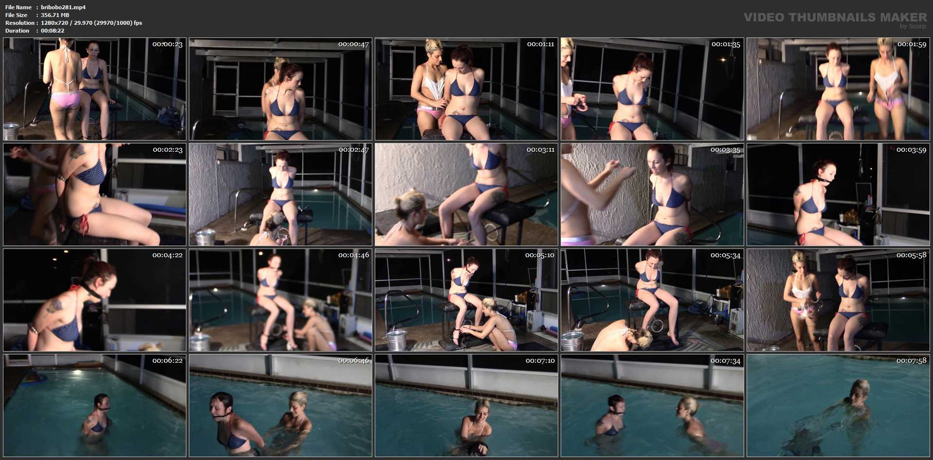 [BRIELLASBONDAGEBOUTIQUE] Sophie Can't Swim In Cuffs. Featuring: Sophie Sweets, Briella Jaden [HD][720p][MP4]