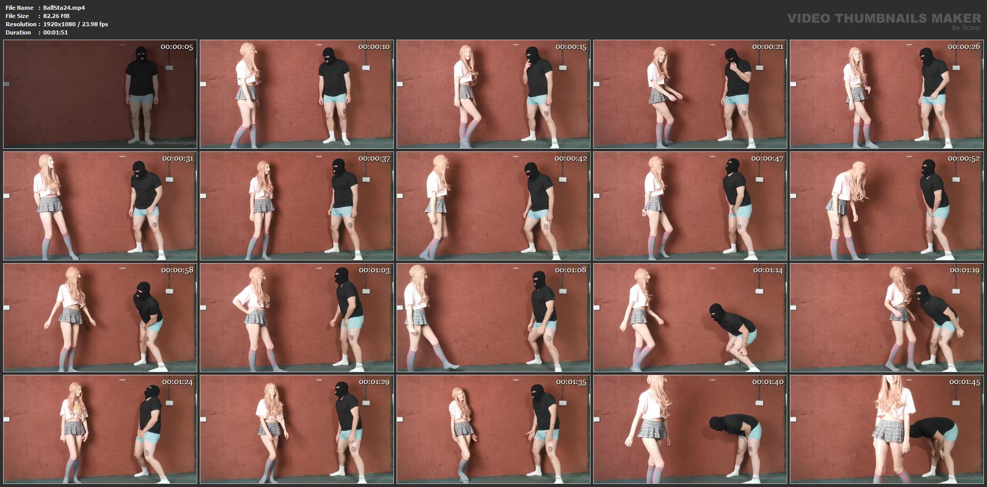 Day Two Of My Very Necessary And Thorough Ball Science Experiment - BALLBUSTING STACY - FULL HD/1080p/MP4