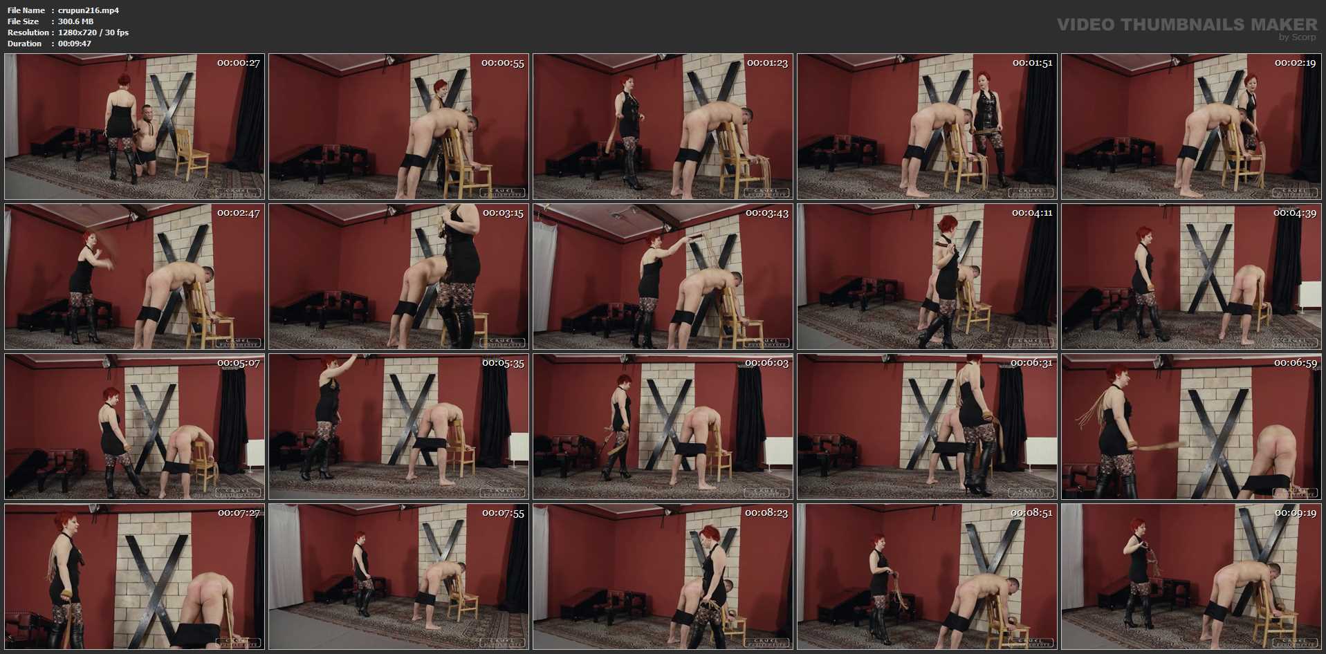 Lady Maggie - Bend over and suffer - CRUEL PUNISHMENTS - SEVERE FEMDOM - HD/720p/MP4